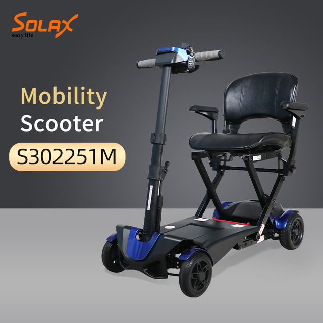 Scooter eléctrico de cuatro ruedas inteligente automático
