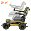 Silla de ruedas eléctrica portátil plegable de gran oferta para adultos