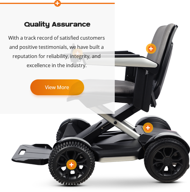 Scooter de movilidad plegable con garantía de calidad