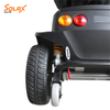 Scooter de movilidad de 4 ruedas con asiento giratorio