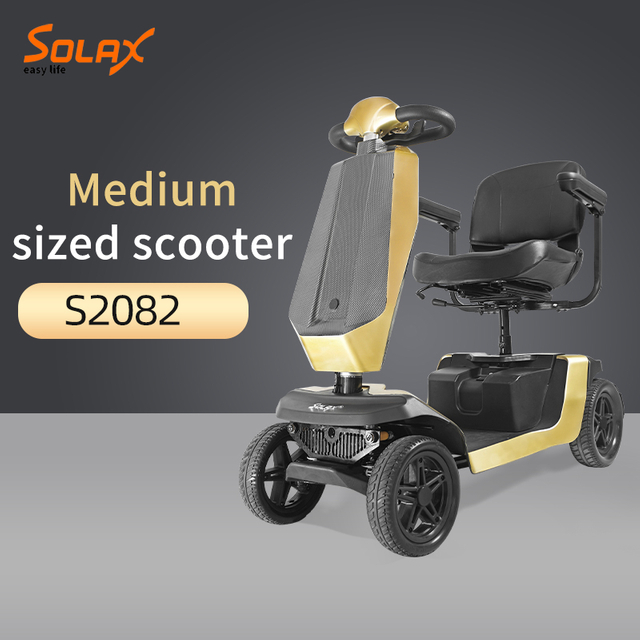 Scooter motorizado para personas mayores con asiento giratorio